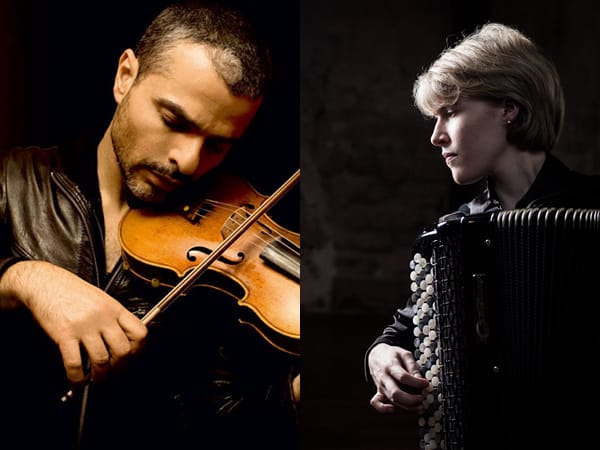 Laurent Korcia, violoniste, et Elodie Soulard, accordéoniste